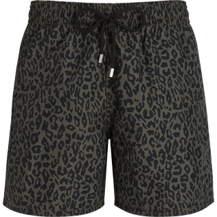 Bañador con estampado Small Camo para hombre de Vilebrequin x Palm Angels Bronce vista frontal