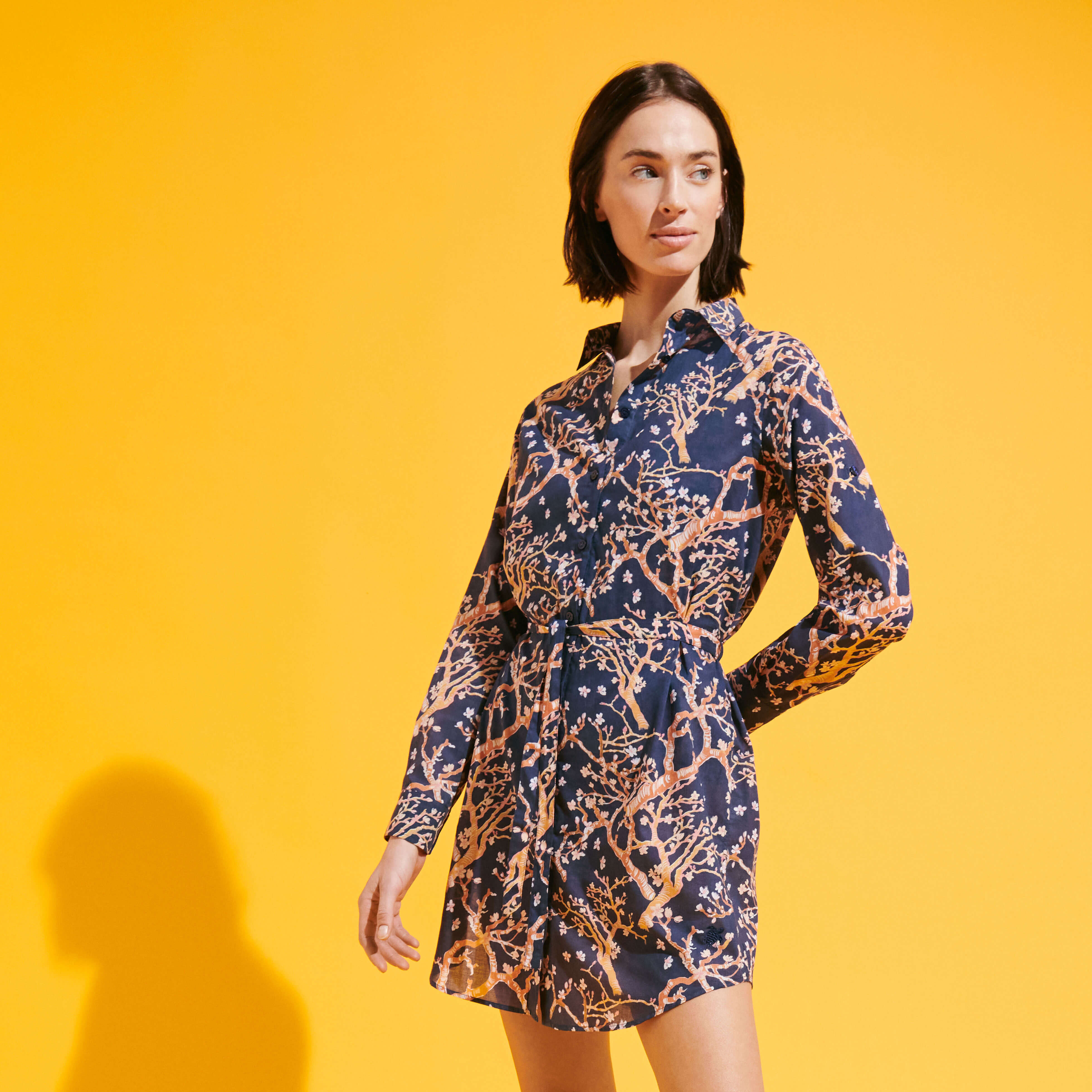 Vestido 2025 camisero algodon