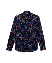中性 Disco Stars 有机棉衬衫 Navy 正面图