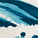 Bañador elástico con estampado Wave para hombre - Vilebrequin x Maison Kitsuné Azul 