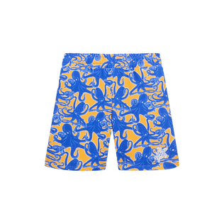 Octopus All Over Bermudashorts aus Baumwolle für Jungen Mango Vorderansicht