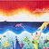 Serviette de plage Mareviva - Vilebrequin x Kenny Scharf Multicolore 