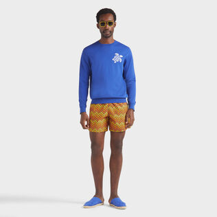Men Swim Shorts Herringbones Turtles Vitamin details view 2