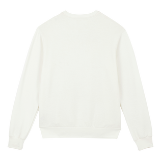 Inboard Boat Sweatshirt aus Baumwolle und Fleece mit Rundhalsausschnitt für Herren Off white Rückansicht