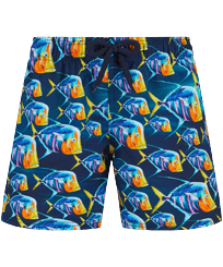 Maillot de bain stretch garçon Piranahs Bleu marine vue de face
