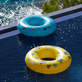 Others Printed - Inflatable Pool Ring Ronde des Tortues - VILEBREQUIN X SUNNYLIFE, Lemon front view