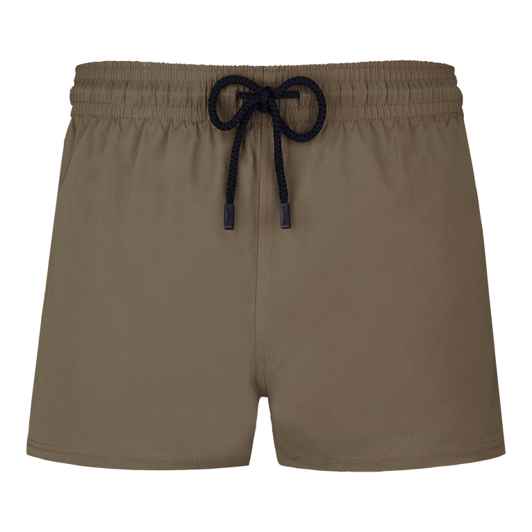 Men Swimwear Short And Fitted Stretch Solid - Man - Green - Size XL - Vilebrequin