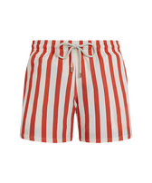 Bañador corto elástico con estampado Stripes - Vilebrequin x St Regis para hombre Sugar switzle vista frontal