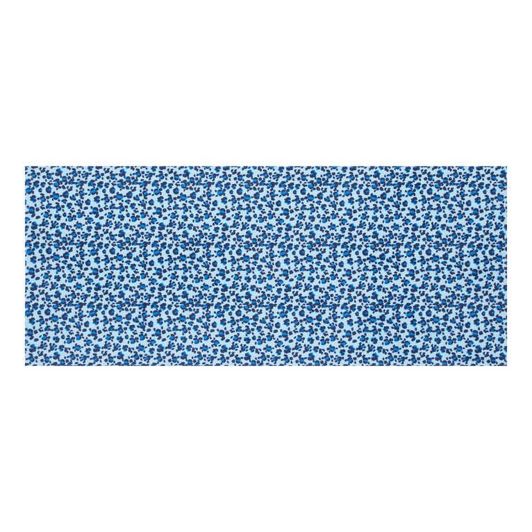 Unisex Beach Towel Turtles Leopard - Scandal - Blue