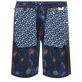 Neo Medusa Bermudashorts aus Denim mit 5-Taschen-Design für Herren Med denim w2 Rückansicht getragen