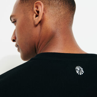 Camiseta con logotipo estampado para hombre de Vilebrequin x BAPE® BLACK Negro detalles vista 2