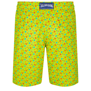 Costume da bagno uomo elasticizzato lungo Micro Tortues Rainbow Zenzero vista posteriore