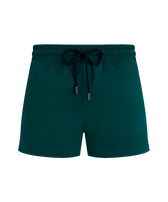 Men Swimwear Short and Fitted Stretch Solid Ivy front view