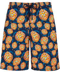 Maillot de bain long homme Carapaces Bleu marine vue de face