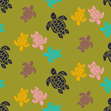 Calze bambino Rondes des Tortues Multicolores - Vilebrequin x Falke Acqua stampe