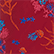Men Swim Shorts Embroidered Medusa Flowers - Limited Edition Merlot 