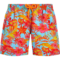 男童 Tahiti Flowers 游泳短裤 Santorini 正面图