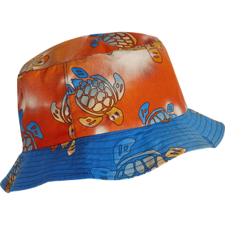 Cappello da pescatore unisex Ronde des Tortues Sunset - Vilebrequin x The Beach Boys Multicolore vista frontale