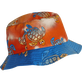Cappello da pescatore unisex Ronde des Tortues Sunset - Vilebrequin x The Beach Boys Multicolore vista frontale
