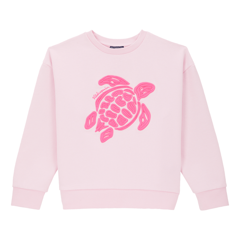 Girls Round-neck Sweatshirt - Galapa - Pink