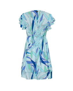 Vestido corto de viscosa con estampado Madrague para mujer Thalassa vista trasera