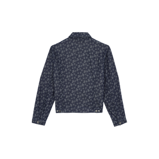 男士 Ronde des Tortues 提花轻盈牛仔夹克 Dark denim w1 后视图