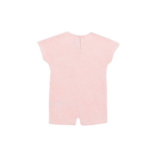 Baby Terry Playsuit Peony back view