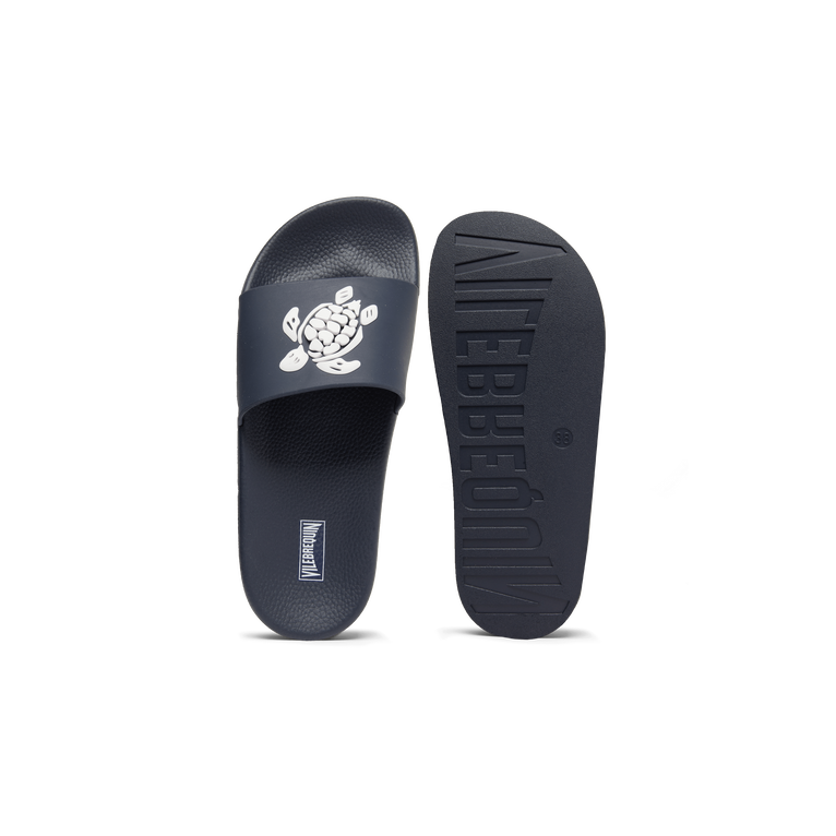 Vilebrequin Turtle-print Flip Flops In Blue