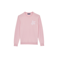 Men Cotton Sweater Turtle Peony 正面图