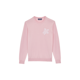 Men Cotton Sweater Turtle Peony 正面图