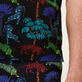 Hombre Autros Estampado - Men Bowling Shirt Linen and Cotton Tiger Leap, Negro detalles vista 1