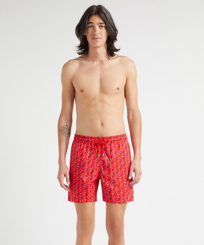 Maillot de bain homme rouge hot sale