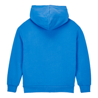 Boys Hoodie Sweatshirt Turtle printed Fonds Marins Multicolores Earthenware back view