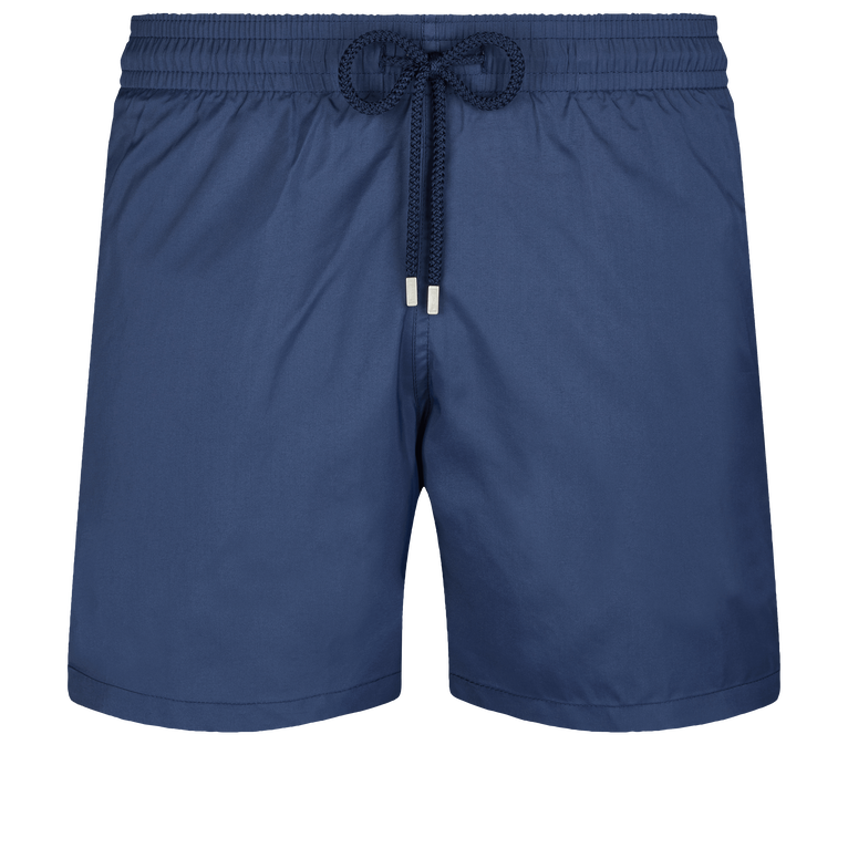 Men Swim Shorts Ultra-light And Packable Solid - Swimming Trunk - Mahina - Blue - Size XL - Vilebrequin
