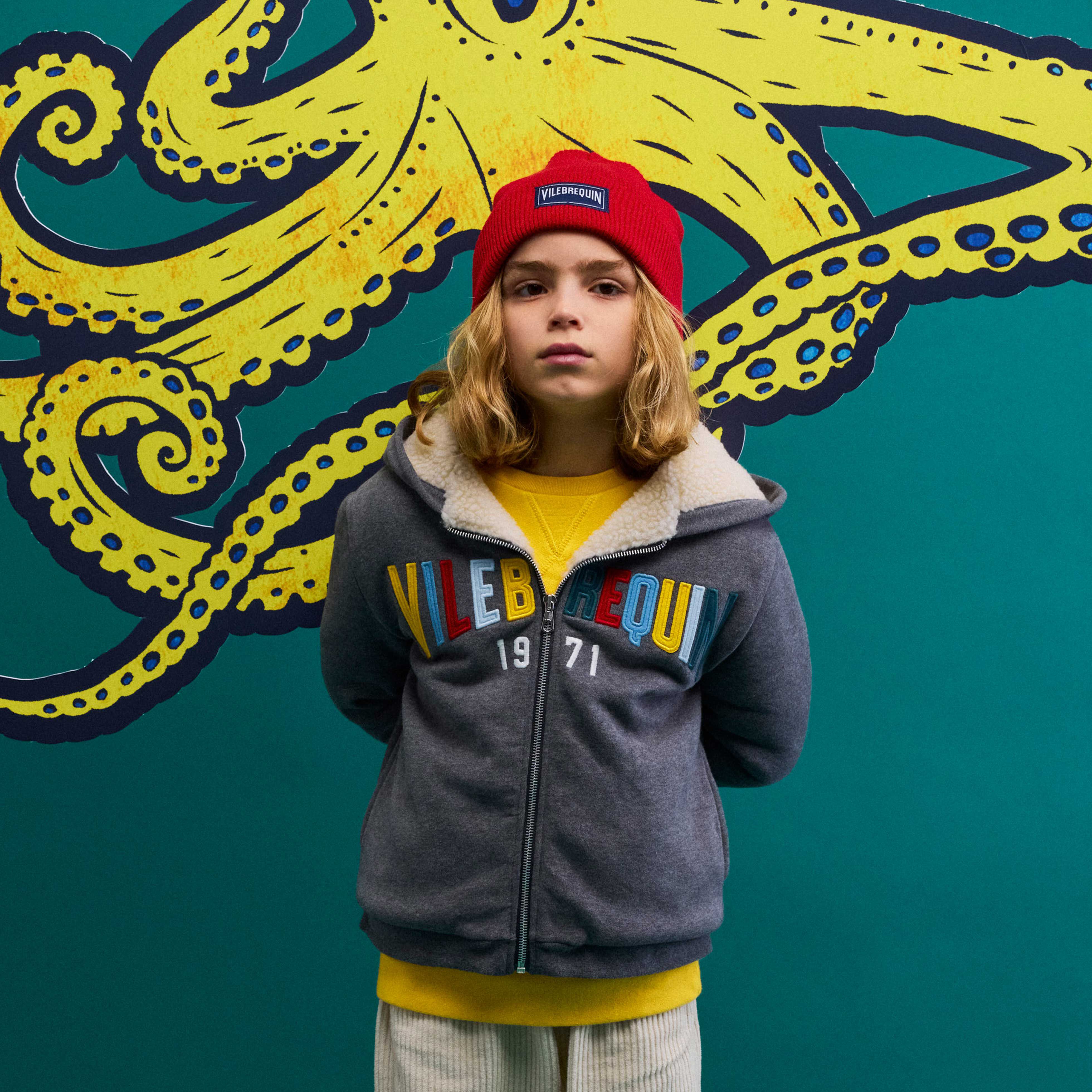 Felpa bambino online con zip