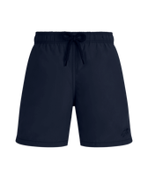 Maillot de bain garçon uni Bleu marine vue de face