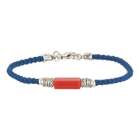 Sailor Cord Sea Bracelet - Vilebrequin x Gas Bijoux Navy front view