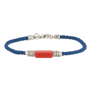 Sailor Cord Sea Bracelet - Vilebrequin x Gas Bijoux Navy front view