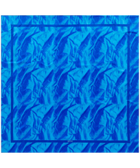 中性 Les Draps Froissés 真丝围巾 Neptune blue 正面图