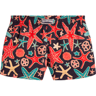 Pantalones cortos de baño con estampado Holistarfish para niña Azul marino vista trasera