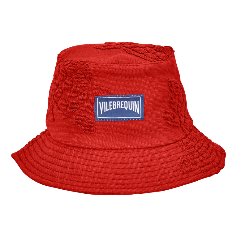 Unisex Terry Bucket Hat - Boheme - Red - Size M/L - Vilebrequin