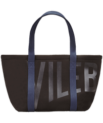 Large Beach Bag Vilebrequin Black front view