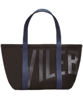 Large Neoprene Beach Bag Vilebrequin Black front view