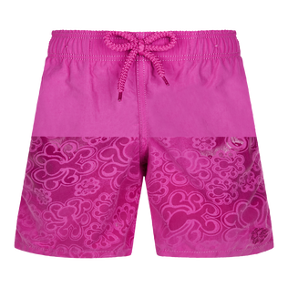男童 Poulpes 遇水变色游泳短裤 Crimson purple 细节视图1
