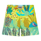 Pantalón corto de baño con estampado Jungle Rousseau para mujer Jengibre vista trasera