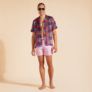 Bañador de color liso para hombre Marshmallow detalles vista 1