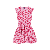 Vestito bambina in cotone Turtles Heart Petunia vista frontale