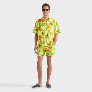 Pantaloncini mare uomo ultraleggeri e ripiegabili Palms Offset Sole dettagli vista 1