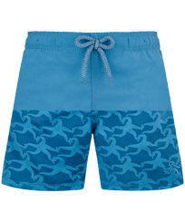 男童 Running Stars 遇水变色游泳短裤 Calanque 正面图
