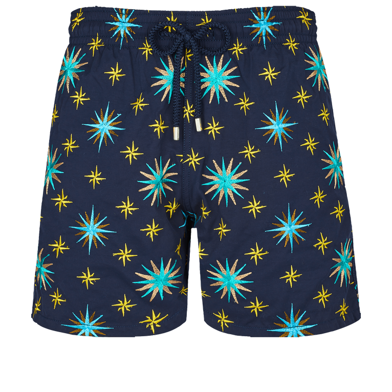 Men Swim Shorts Embroidered Sud - Swimming Trunk - Mistral - Blue - Size L - Vilebrequin